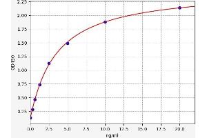 Typical standard curve (ALOX12 ELISA 试剂盒)
