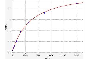 Typical standard curve (CTSA ELISA 试剂盒)