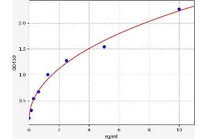 Typical standard curve (HNRNPA2B1 ELISA 试剂盒)