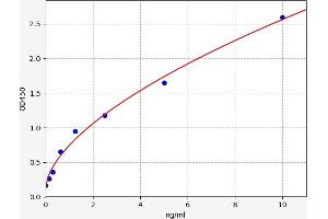 Typical standard curve (FNIP1 ELISA 试剂盒)