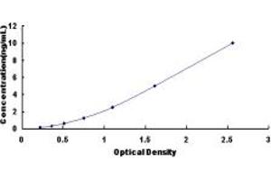 Typical standard curve (ATP4b ELISA 试剂盒)
