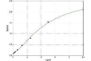 A typical standard curve