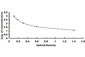 Typical standard curve