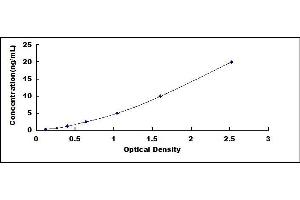 Typical standard curve (SERPINE2 ELISA 试剂盒)