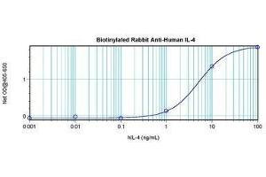Image no. 1 for anti-Interleukin 4 (IL4) antibody (Biotin) (ABIN464882) (IL-4 抗体  (Biotin))