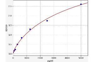 Typical standard curve (HPSE ELISA 试剂盒)