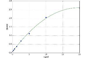 A typical standard curve