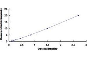 Typical standard curve (NPR3 ELISA 试剂盒)