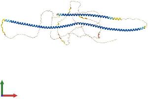 AlphaFold protein structure predicition of Human Recombinant LZTS2 Protein, UniprotID Q9BRK4 (LZTS2 Protein (AA 1-669) (His tag))