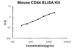 Mouse CD44 PicoKine ELISA Kit standard curve (CD44 ELISA 试剂盒)