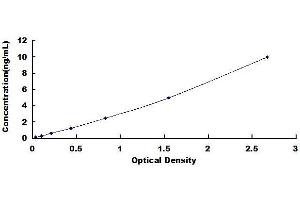 Typical standard curve (DDOST ELISA 试剂盒)