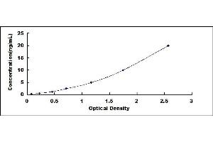 Typical standard curve (SPRR4 ELISA 试剂盒)