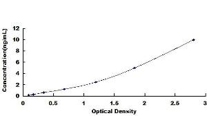 Typical standard curve (ENPEP ELISA 试剂盒)