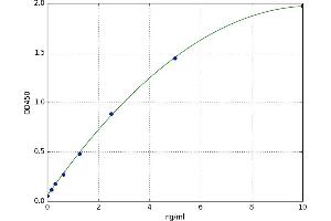 A typical standard curve