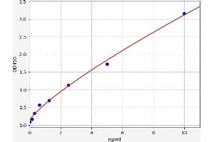 Typical standard curve (APPBP2 ELISA 试剂盒)