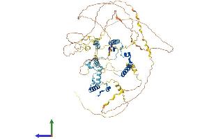 AlphaFold protein structure predicition of Mouse Recombinant Phactr4 Protein, UniprotID Q501J7 (PHACTR4 Protein (AA 1-694) (His tag))