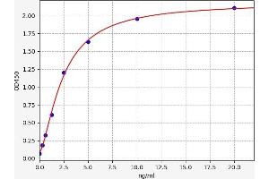 Typical standard curve (CNN1 ELISA 试剂盒)
