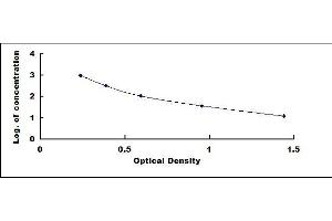 Typical standard curve