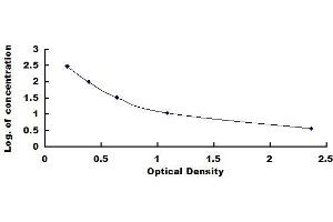 Typical standard curve (Neurotensin ELISA 试剂盒)