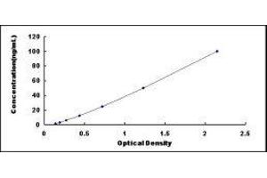 Typical standard curve (CEACAM1 ELISA 试剂盒)