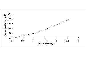 Typical standard curve (COX2 ELISA 试剂盒)