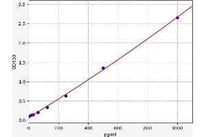 Typical standard curve (Filaggrin ELISA 试剂盒)