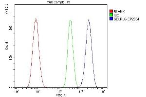 Flow Cytometry analysis of NRK cells using anti-SELPLG antibody (ABIN7600341).