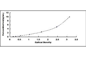 Typical standard curve (CLEC10A ELISA 试剂盒)