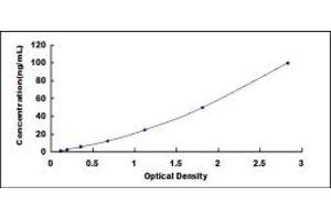 Typical standard curve (GPR172A ELISA 试剂盒)