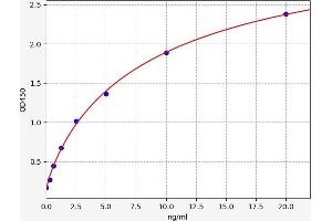 Typical standard curve (TLR6 ELISA 试剂盒)