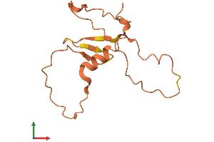 AlphaFold protein structure predicition of Human Recombinant FAM215A Protein, UniprotID Q9Y5M1 (FAM215A Protein (AA 1-114) (His tag))