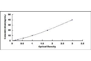 Typical standard curve (PIM3 ELISA 试剂盒)