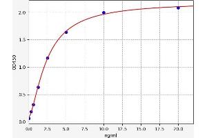 Typical standard curve (SLC27A1 ELISA 试剂盒)
