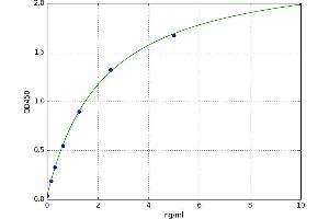 A typical standard curve (FOXO3 ELISA 试剂盒)
