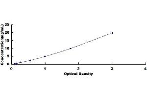 Typical standard curve (HIST2H3A ELISA 试剂盒)