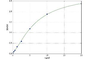 A typical standard curve