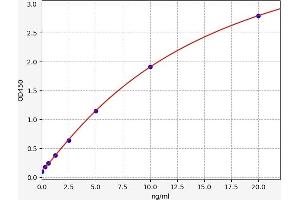 Typical standard curve (DROSHA ELISA 试剂盒)