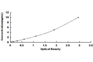 Typical standard curve (MUC16 ELISA 试剂盒)