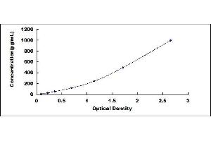 Typical standard curve (GDF15 ELISA 试剂盒)