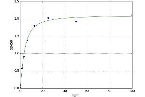 A typical standard curve