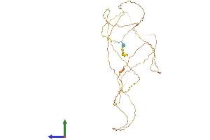 AlphaFold protein structure predicition of Mouse Recombinant Hmgn5 Protein, UniprotID Q9JL35