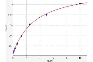 Typical standard curve (MBD3 ELISA 试剂盒)