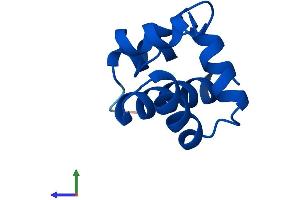 AlphaFold protein structure predicition of Human Recombinant BANF2 Protein, UniprotID Q9H503