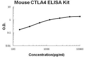 Mouse CTLA4 PicoKine ELISA Kit standard curve (CTLA4 ELISA 试剂盒)