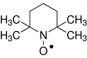 Chemical structure of TEMPO , a Stabilized free radical.