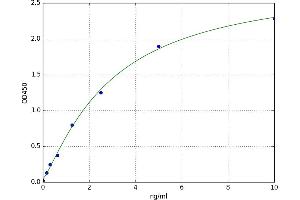 A typical standard curve (INSL3 ELISA 试剂盒)