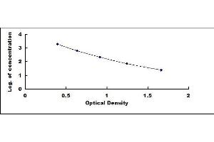 Typical standard curve (8-Epi-PGF2a ELISA 试剂盒)