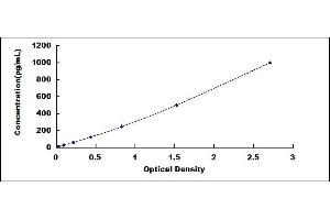 Typical standard curve (ITIH2 ELISA 试剂盒)