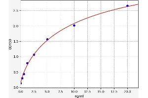 Typical standard curve (HRH4 ELISA 试剂盒)