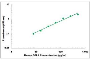 Representative Standard Curve (CCL1 ELISA 试剂盒)
